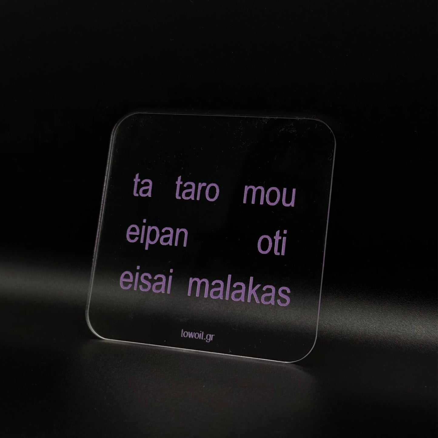 🔮towoit coaster - taro 🔮 (transparent)