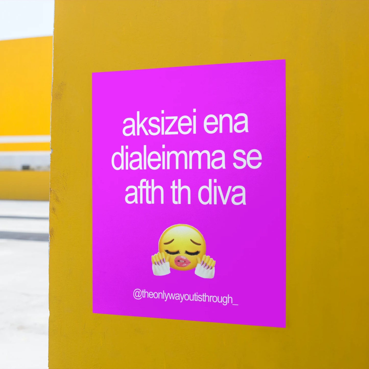 A3 poster towoit quote