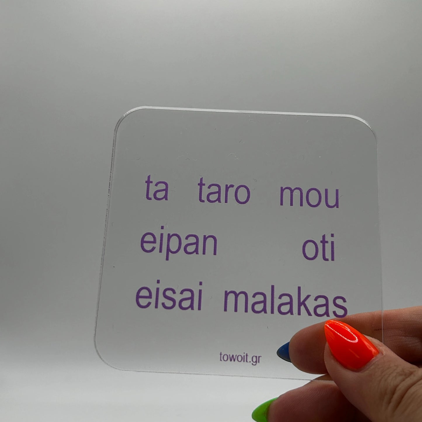 🔮towoit coaster - taro 🔮 (transparent)