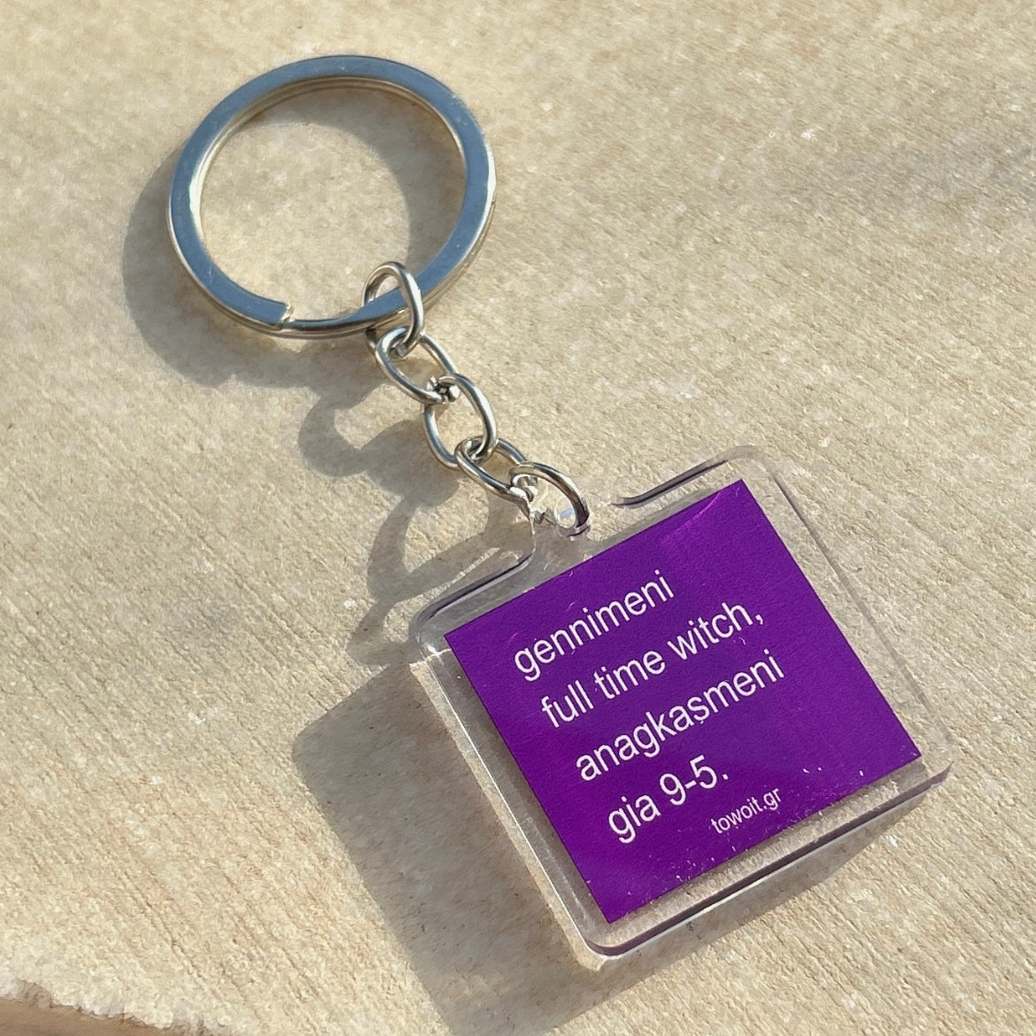 🔮towoit plexiglass keychain - witch🔮