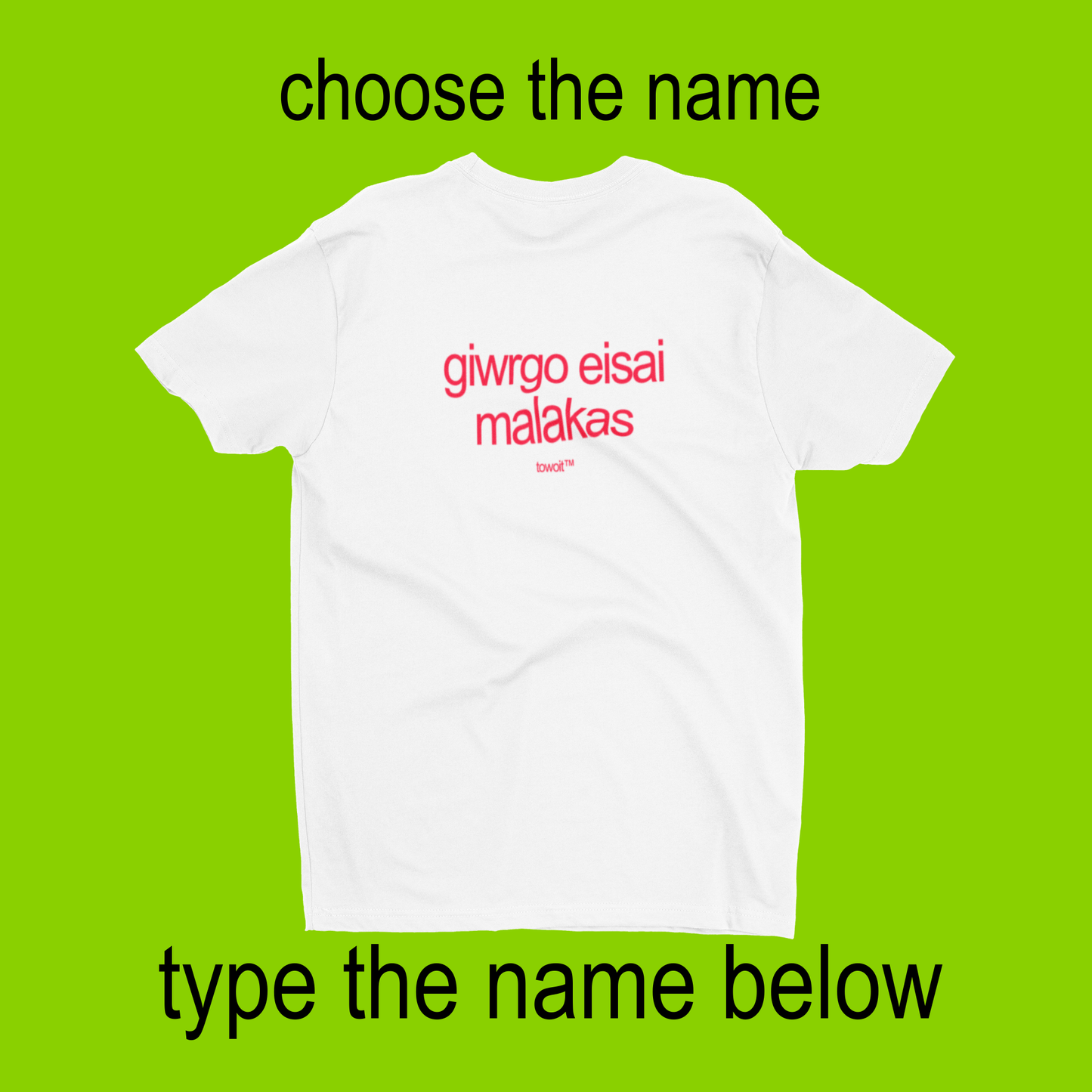 ✨MALAKAS✨ T-SHIRT (choose the name)