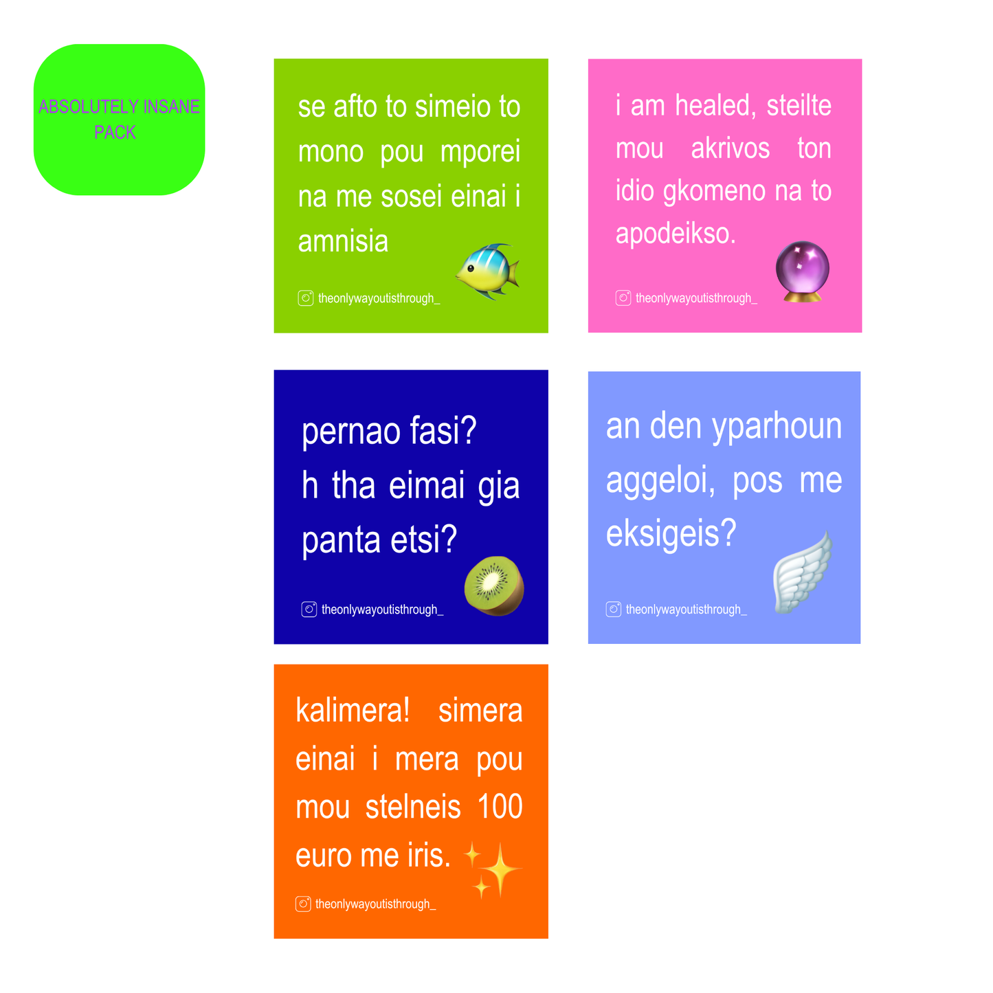 💜 ABSOLUTELY insane sticker pack 💜