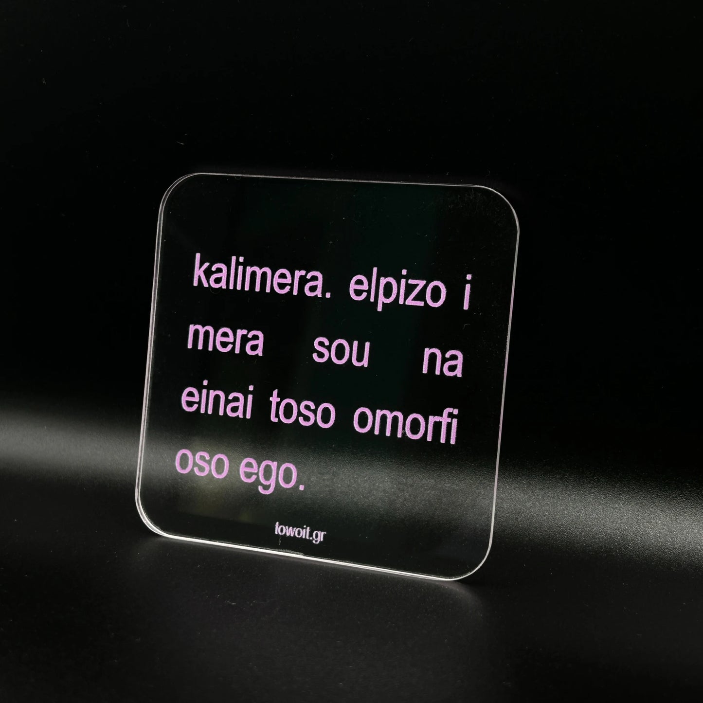 🎀towoit coaster - kalimera 🎀 (transparent)