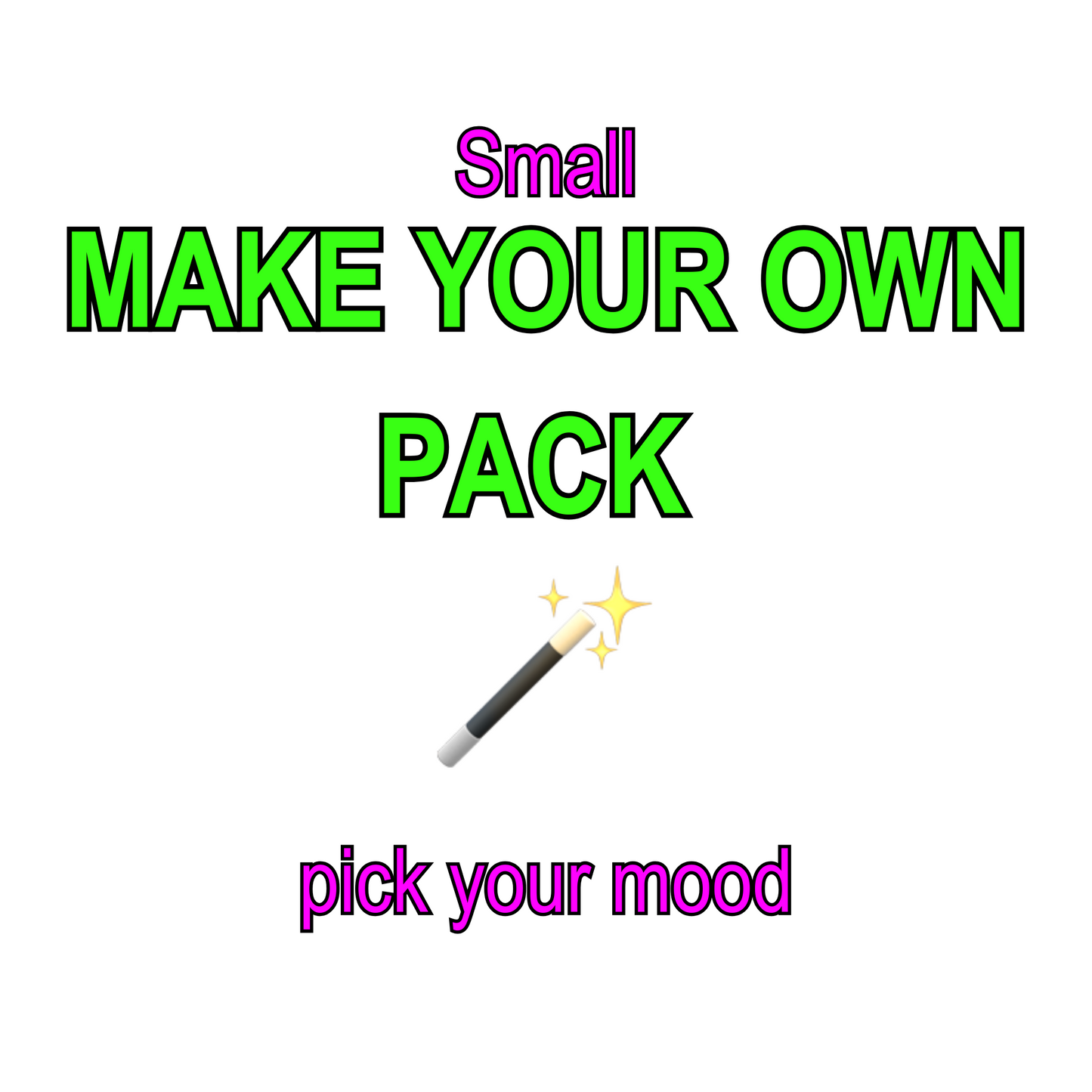 ✨make your own SMALL pack - 5 stickers✨