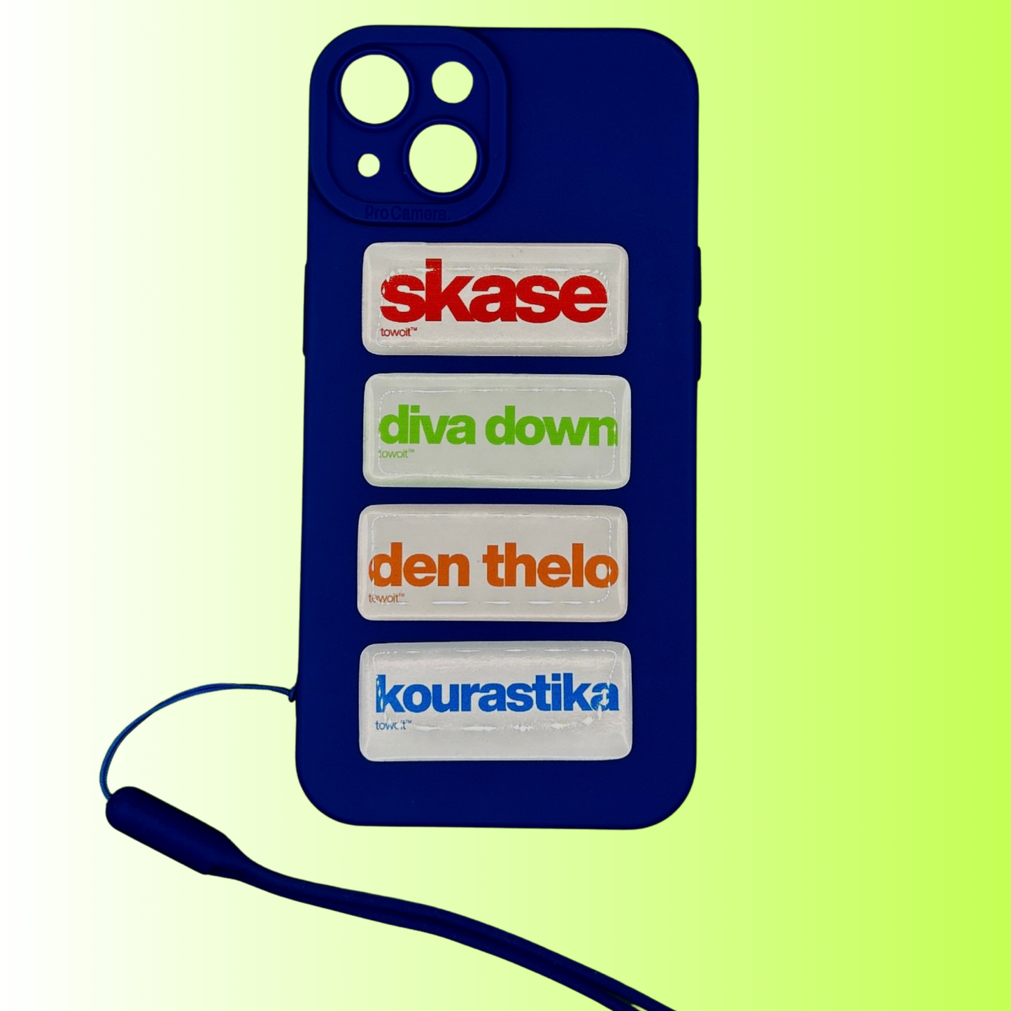 3D towoit sticker pack of 4 stickers