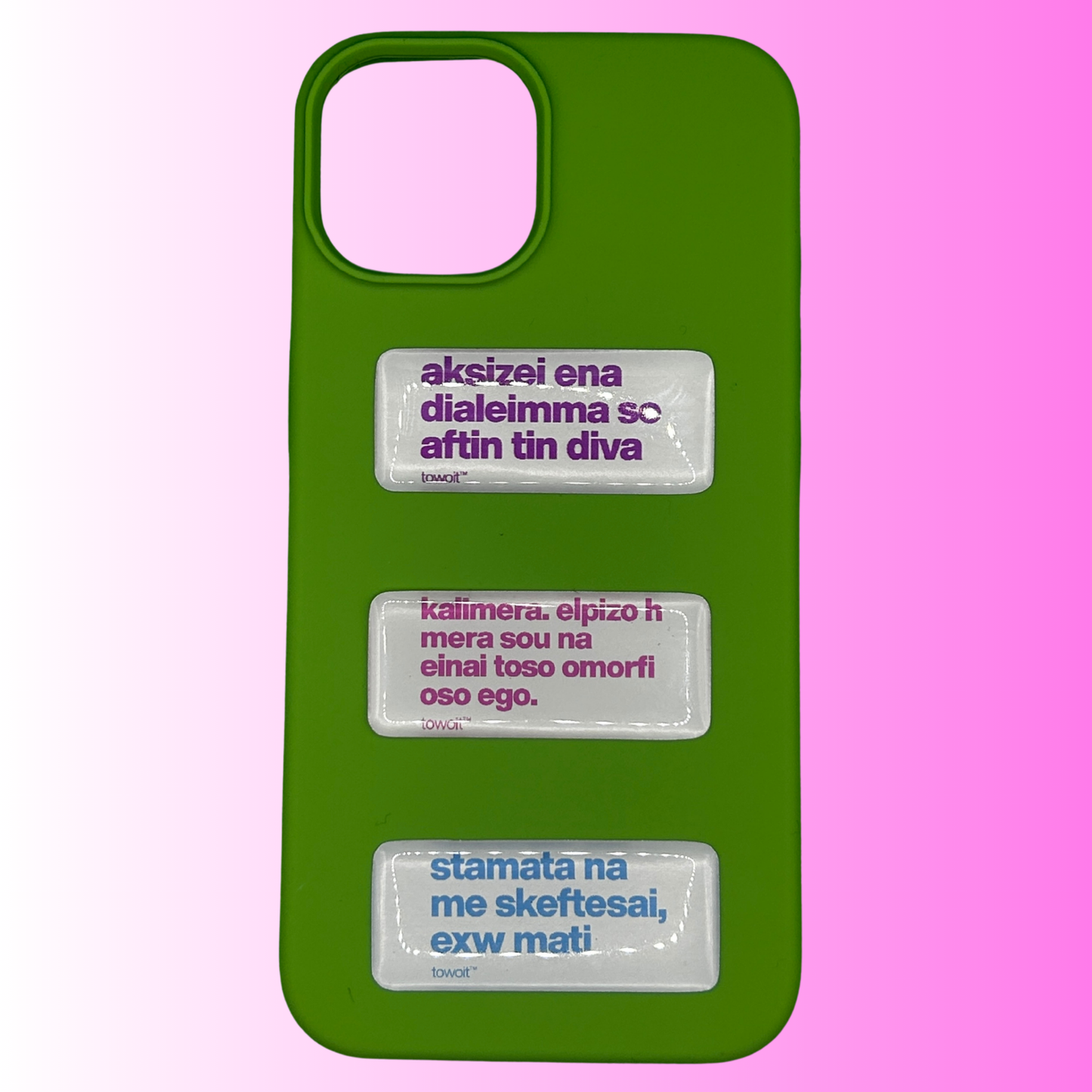 3D towoit sticker pack of 3 stickers