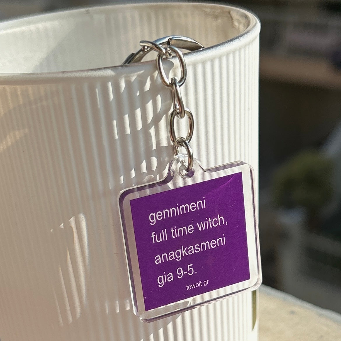 🔮towoit plexiglass keychain - witch🔮