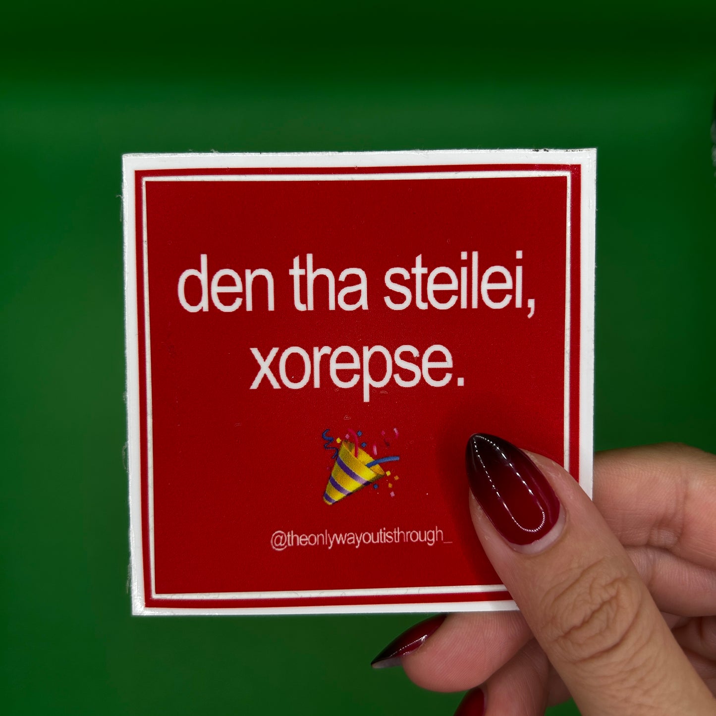 den tha steilei - 1 sticker