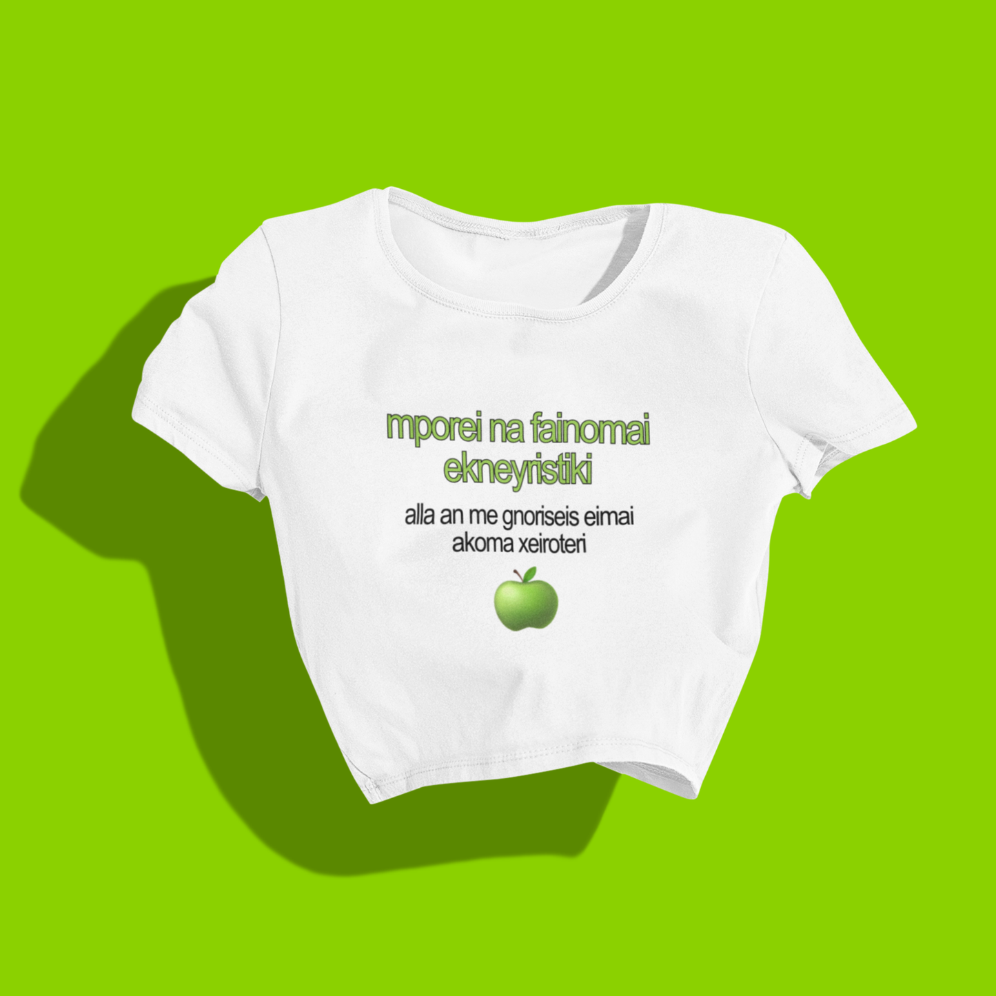 ekneyristiki🍏 crop top