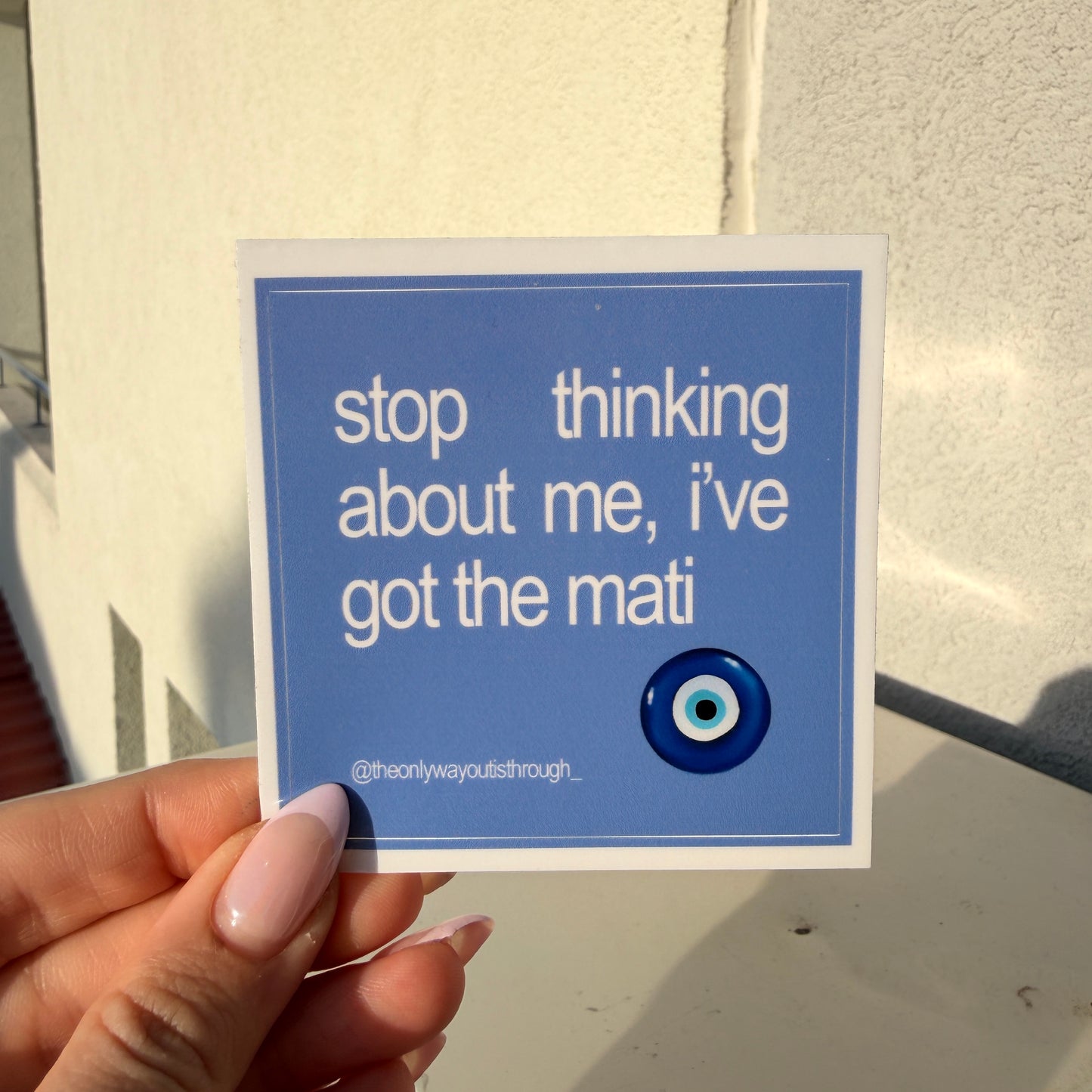 mati (english) - 1 sticker