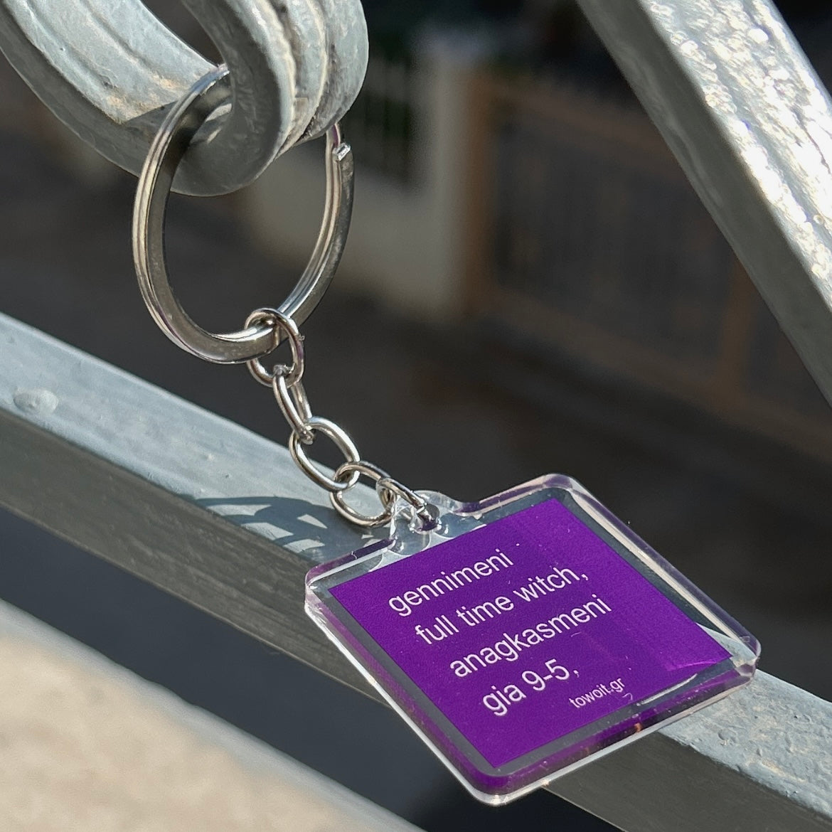 🔮towoit plexiglass keychain - witch🔮