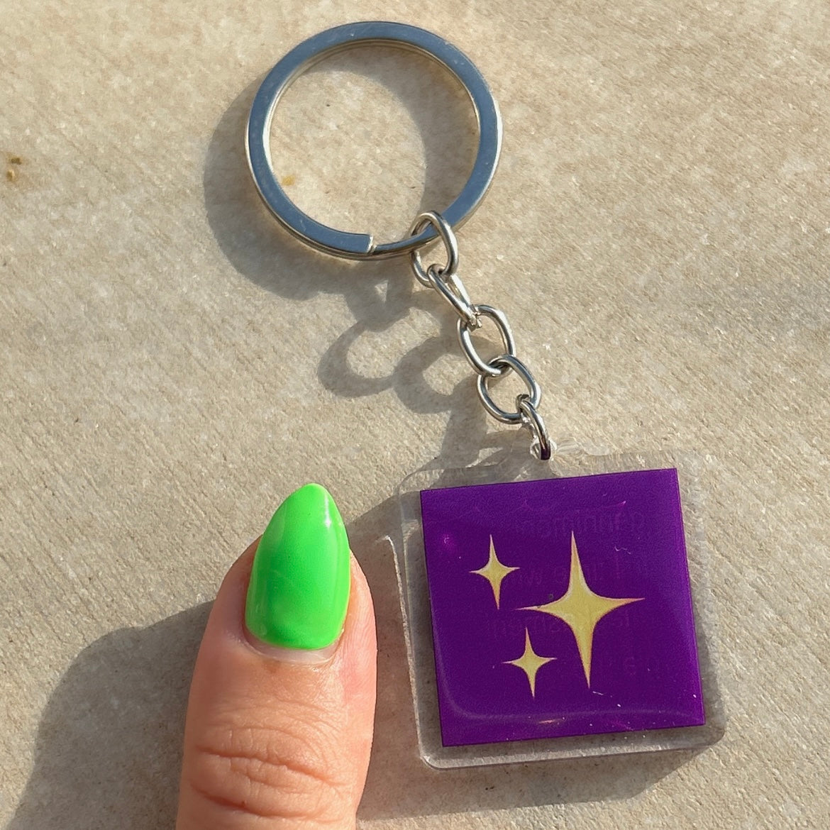 🔮towoit plexiglass keychain - witch🔮