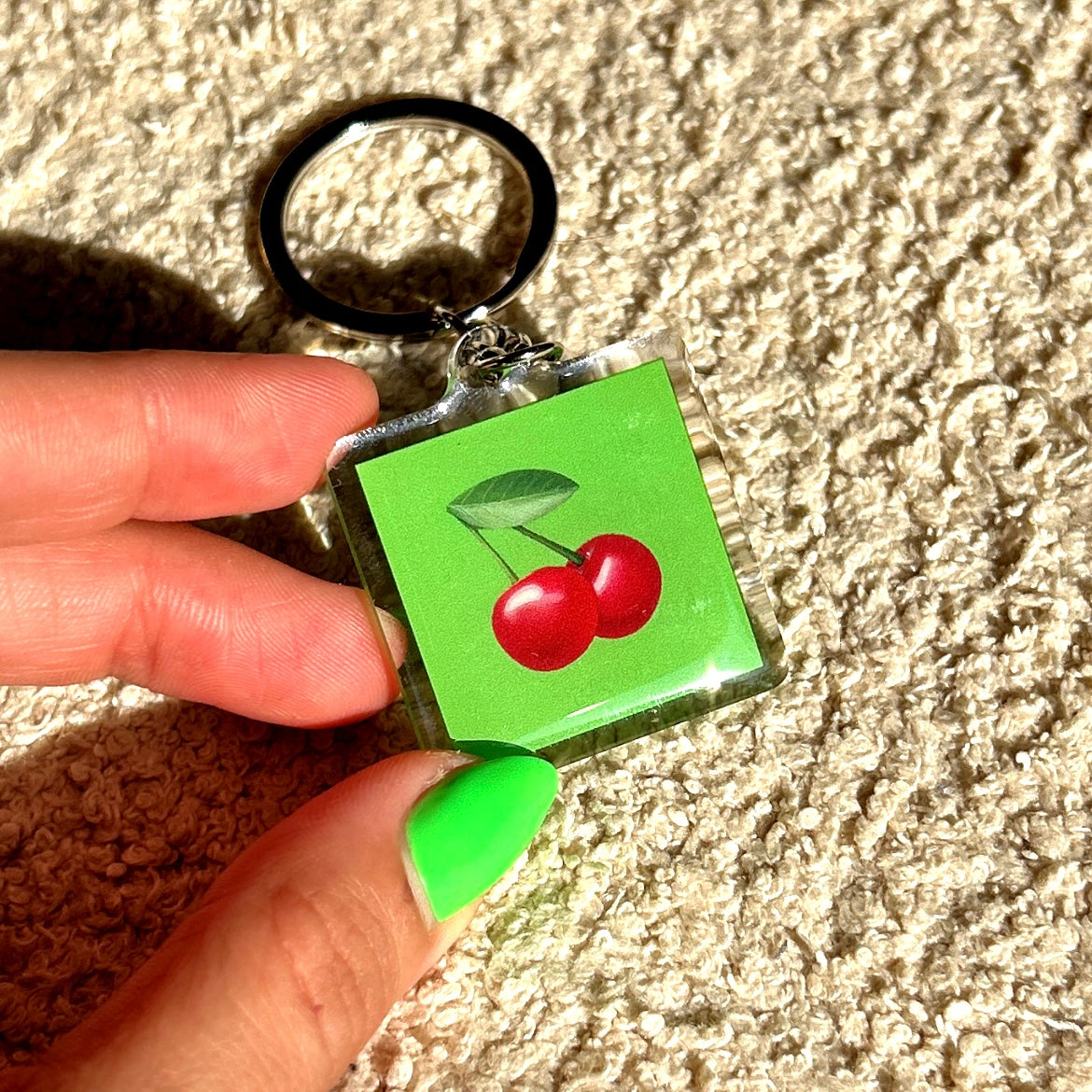 🍒towoit plexiglass keychain - omorfi🍒