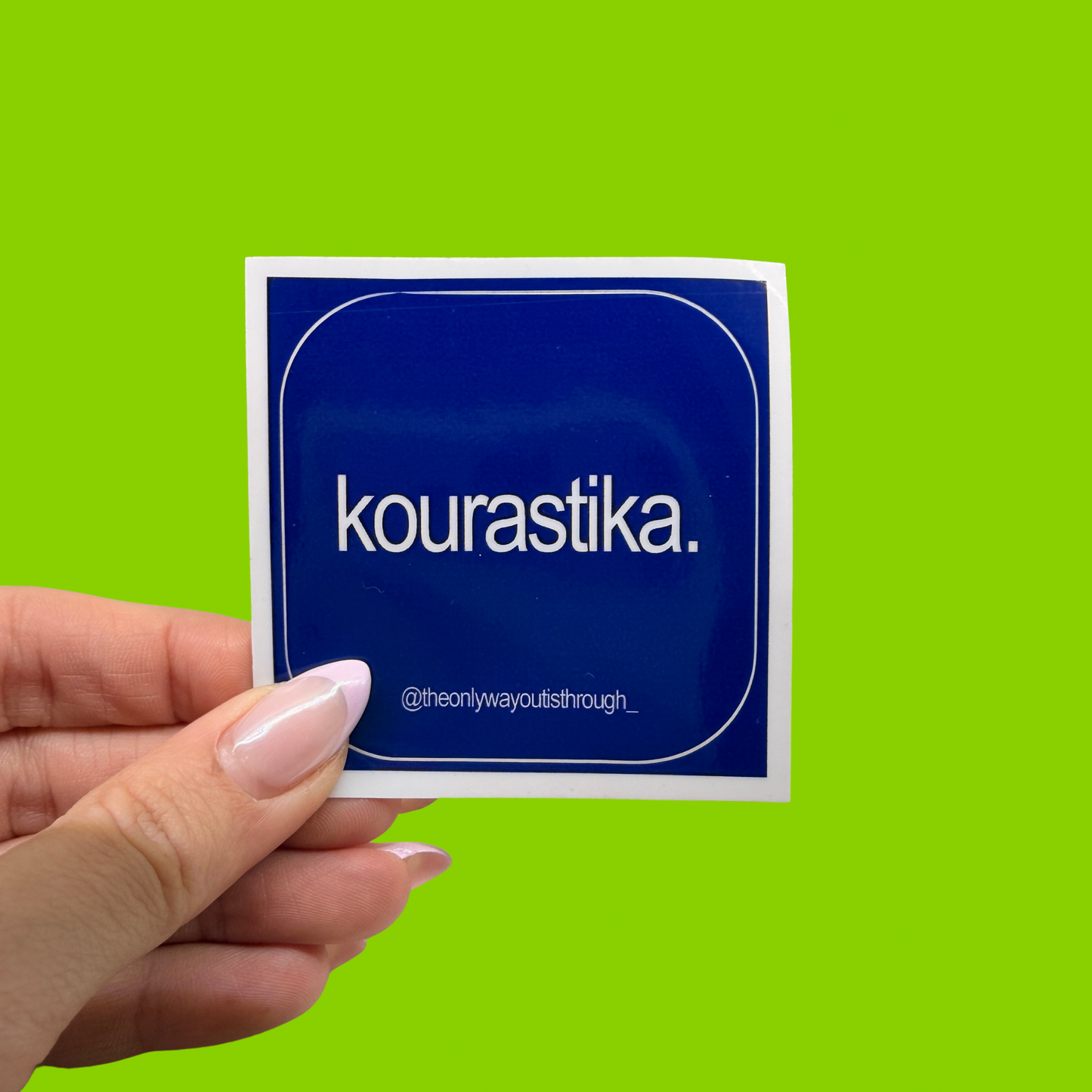 kourastika - 1 sticker