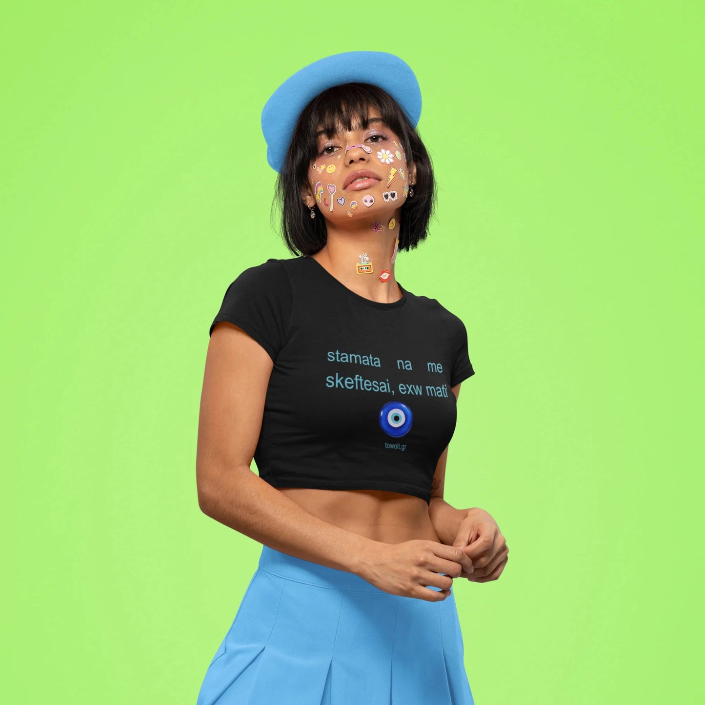 🥝towoit crop-top X The T-shirt Shop🥝