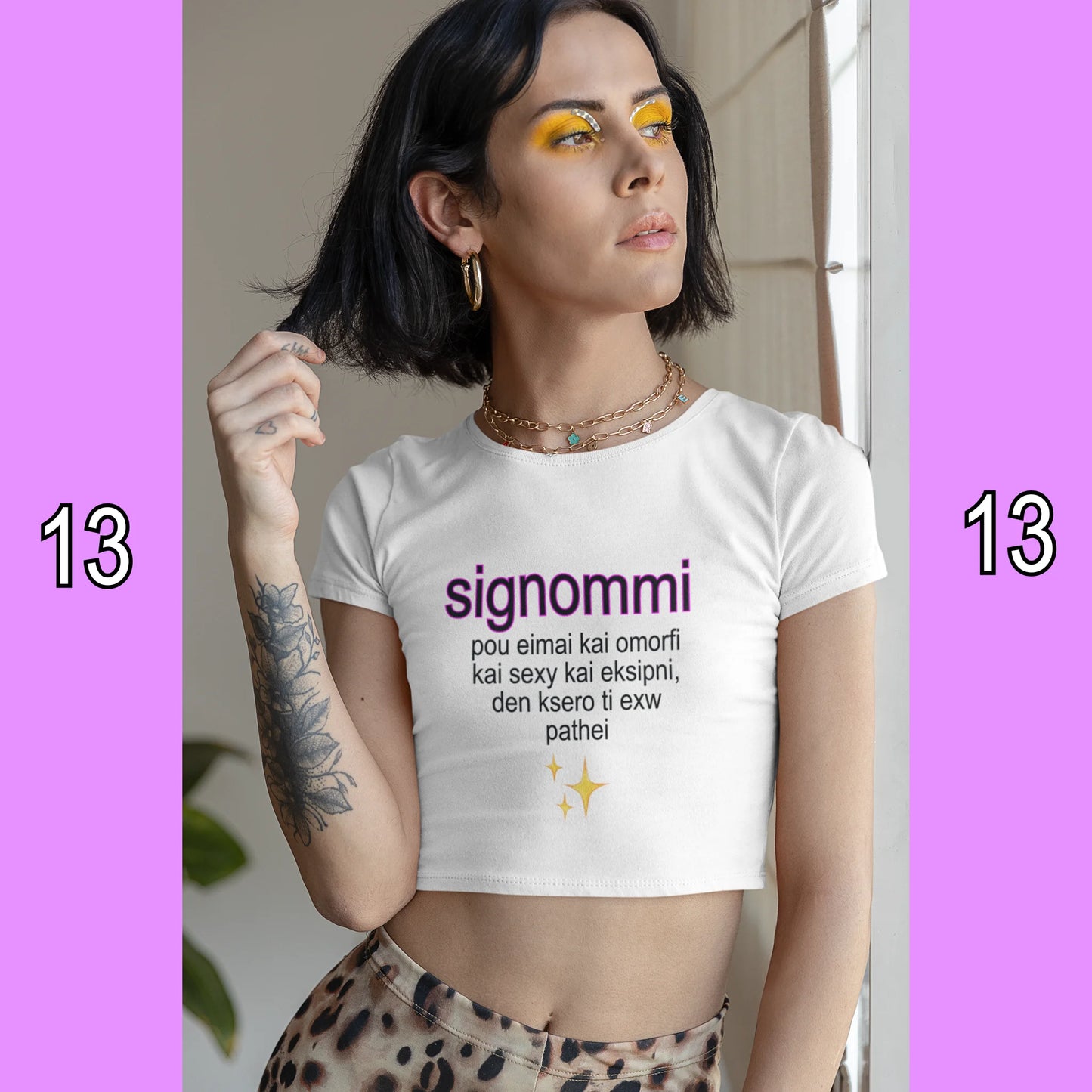 ✨choose the quote✨ crop top