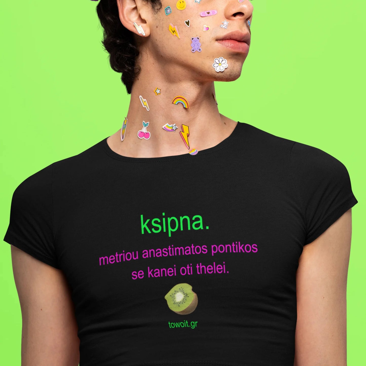 🥝towoit crop-top X The T-shirt Shop🥝