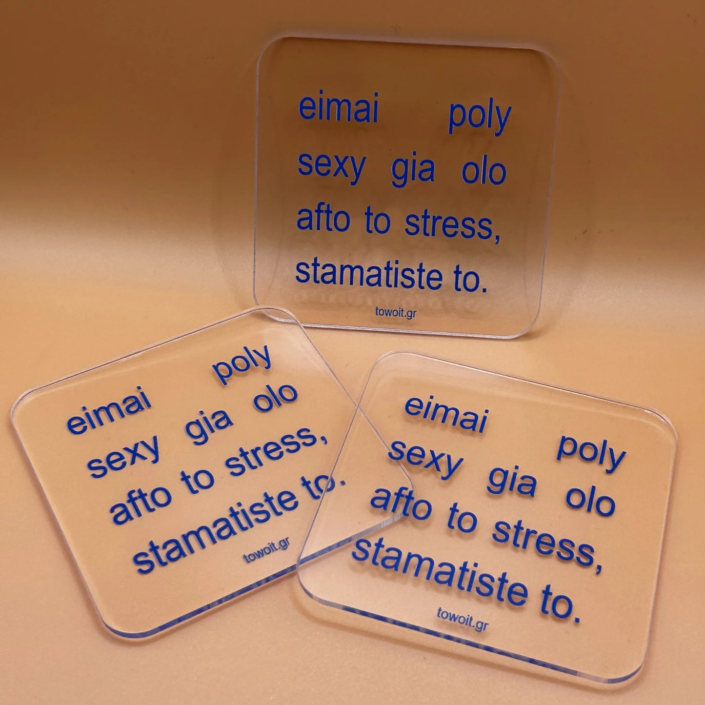 ✨towoit coaster - sexy✨ (transparent)