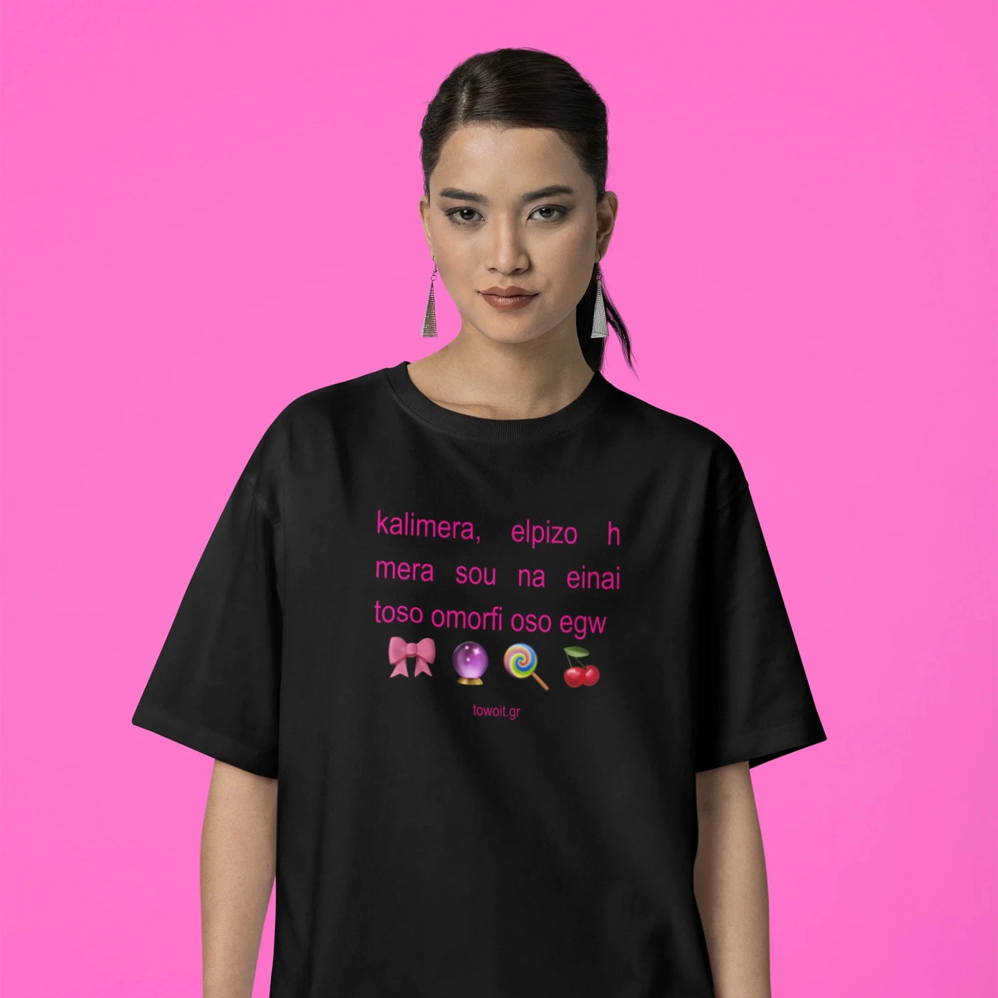🥝towoit BLACK t-shirt X The T-shirt Shop🥝