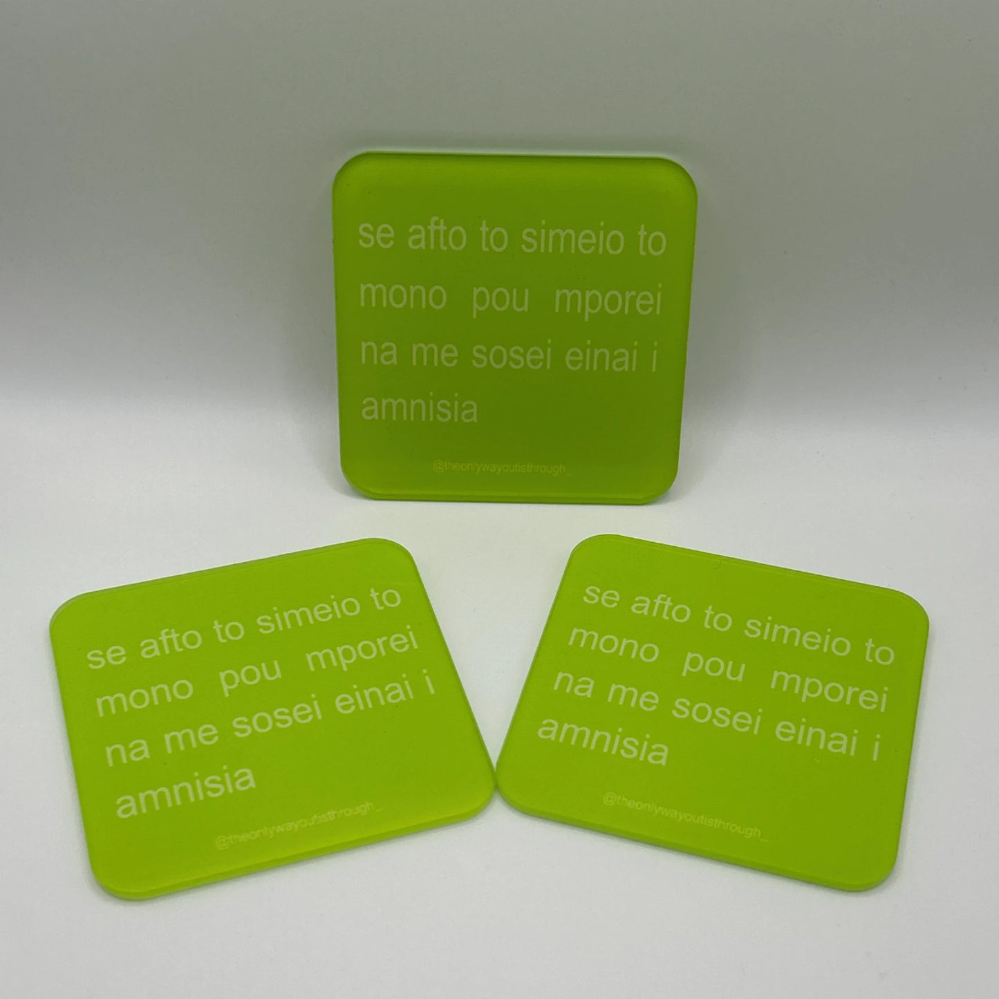 🐠towoit coaster - amnisia🐠