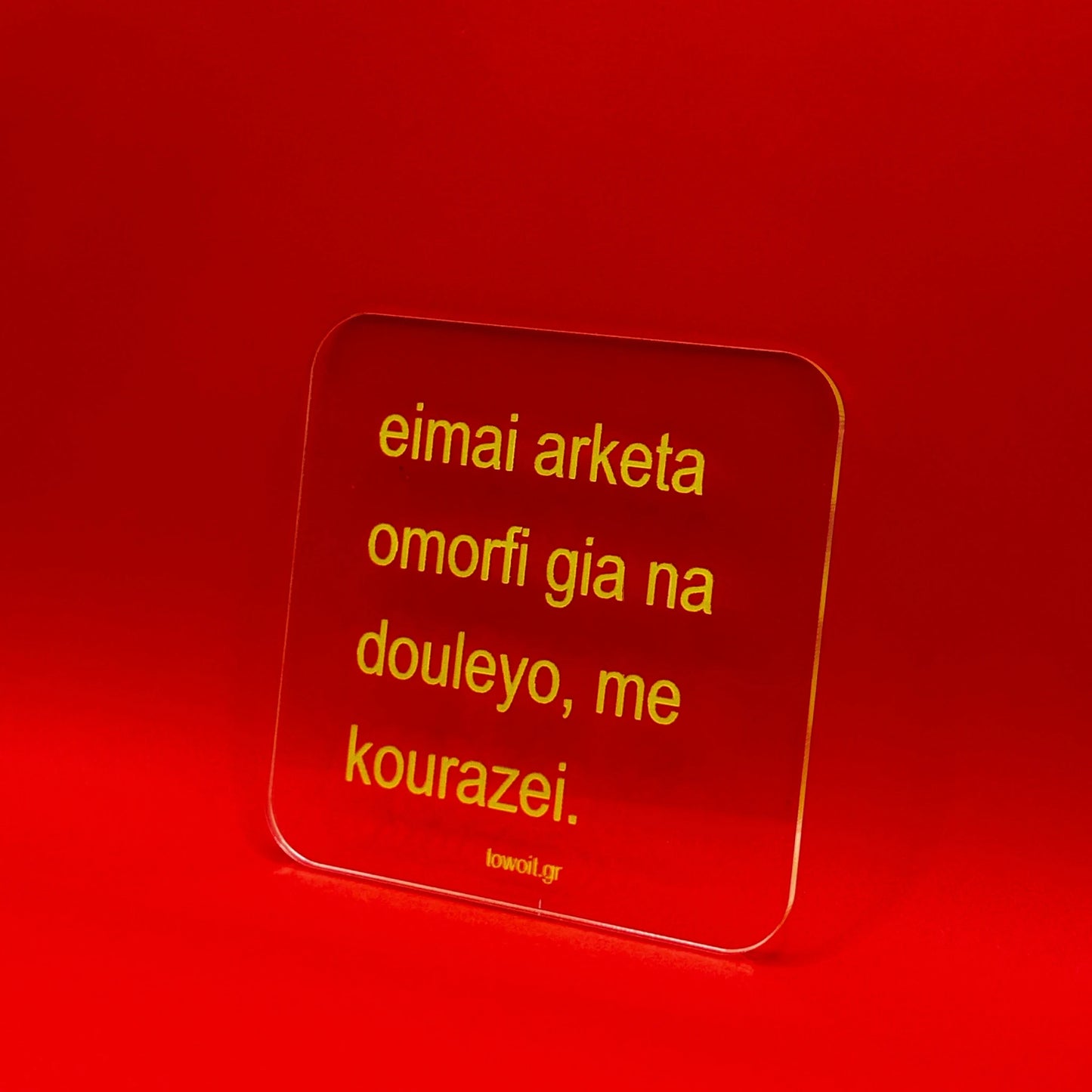 🍒towoit coaster - omorfi 🍒 (transparent)