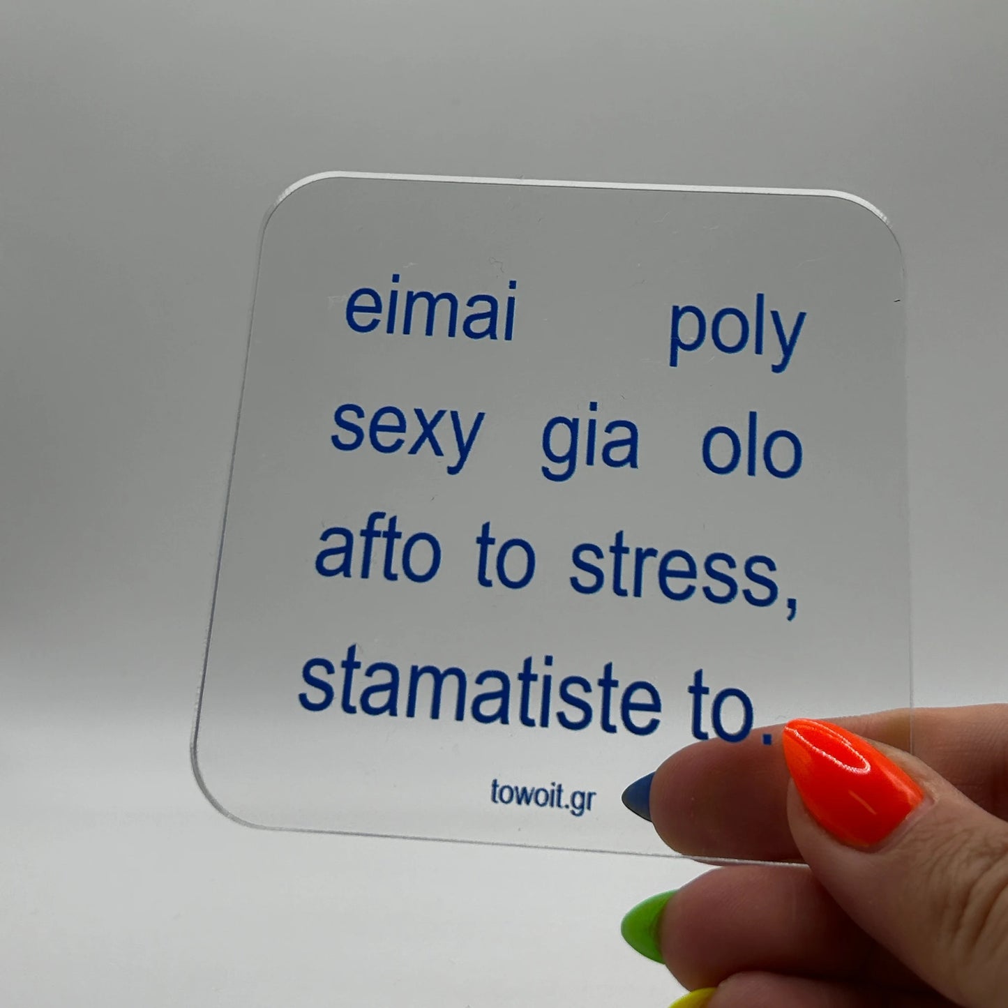 ✨towoit coaster - sexy✨ (transparent)