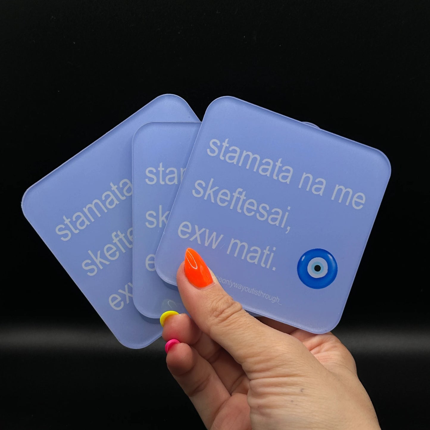 🧿towoit coaster - mati🧿