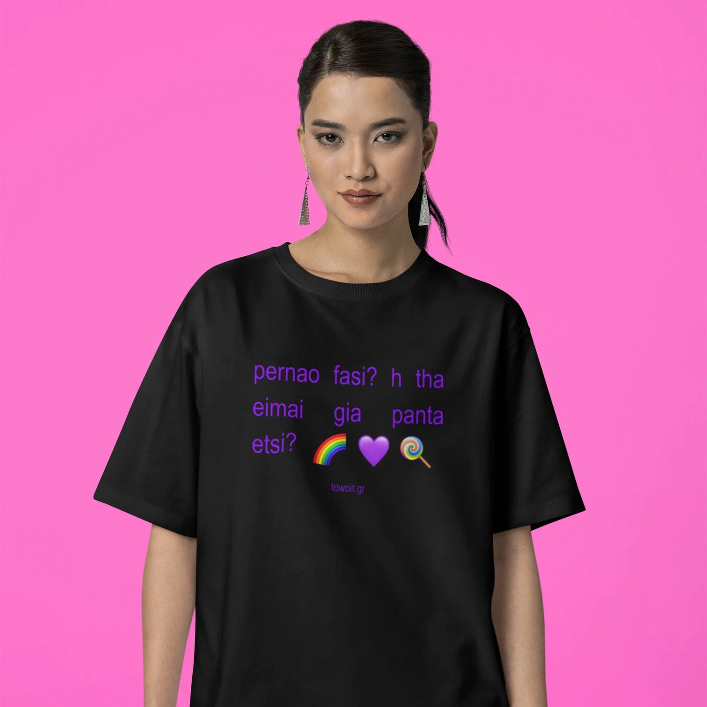 🥝towoit BLACK t-shirt X The T-shirt Shop🥝