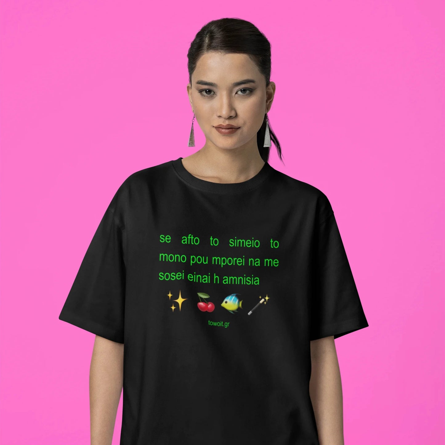 🥝towoit BLACK t-shirt X The T-shirt Shop🥝