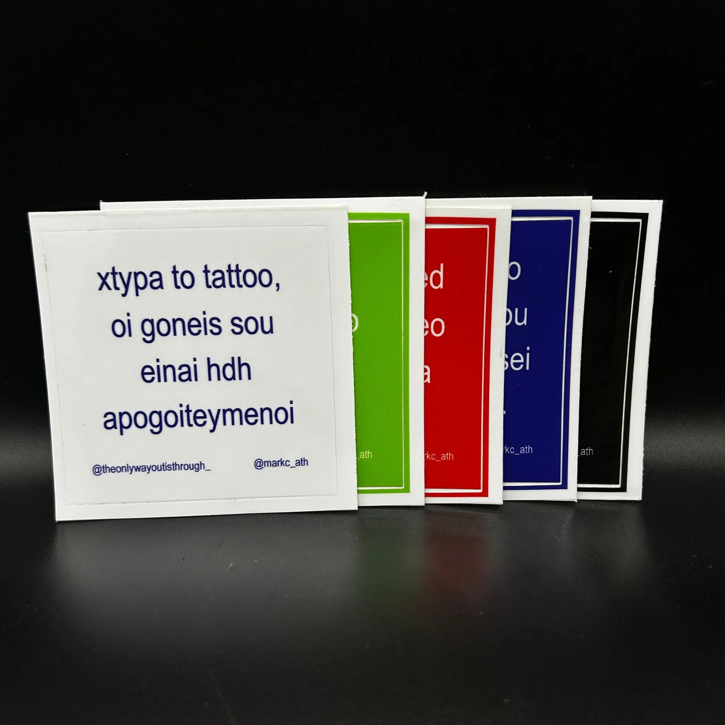 💀tattoo sticker pack💀