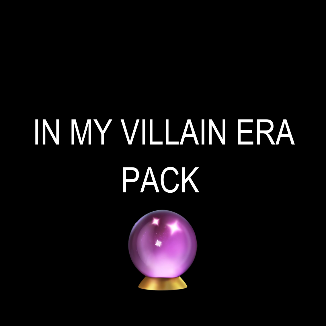 🔮in my villain era sticker pack🔮