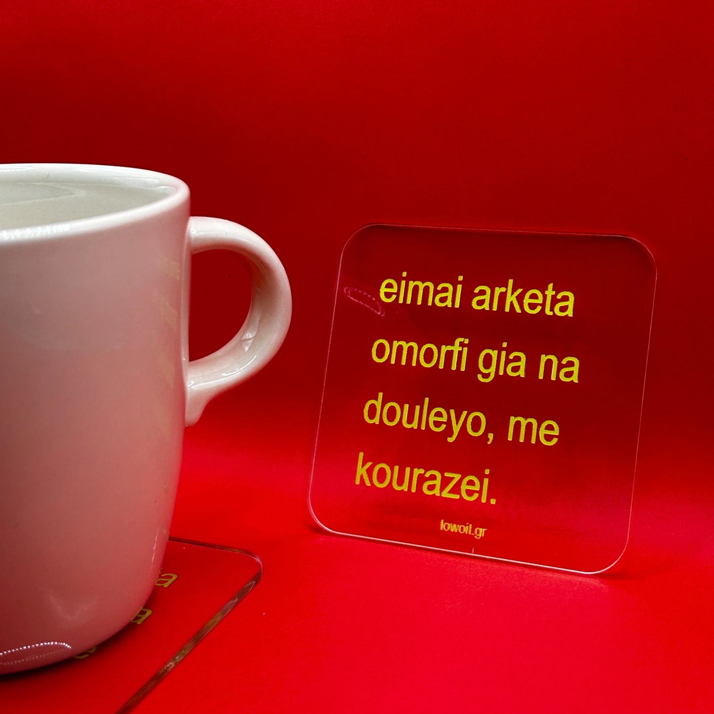 🍒towoit coaster - omorfi 🍒 (transparent)