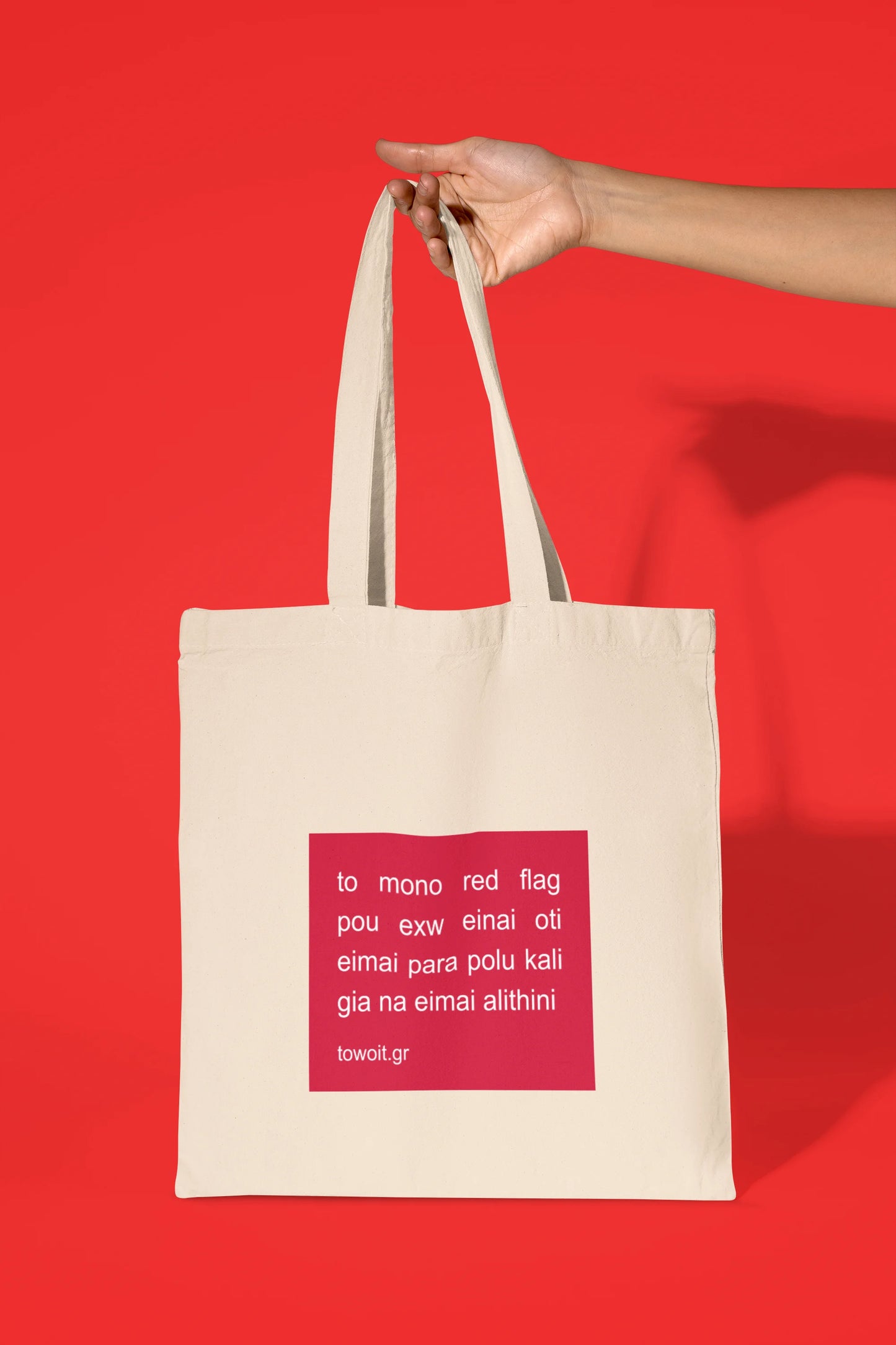 🚩red flag tote bag🚩