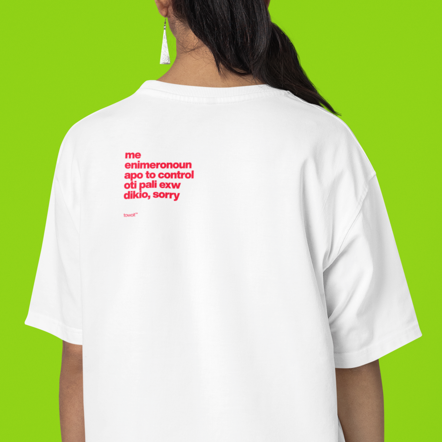 🔮CUSTOM TOWOIT T-SHIRT (BACK QUOTE) 🔮