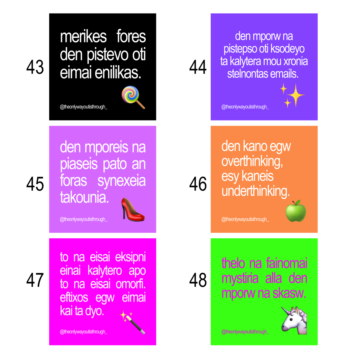 ✨make your own pack - 5 stickers✨ SMALL