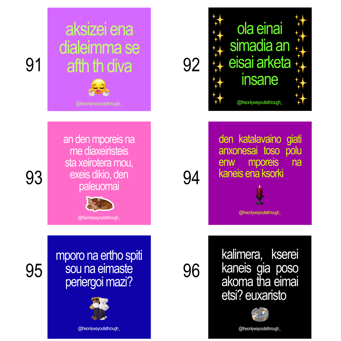 ✨make your own pack - 5 stickers✨ SMALL