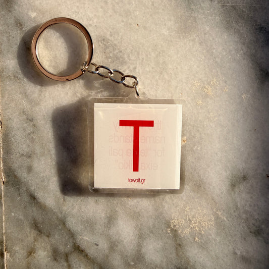 towoit plexiglass keychain - T