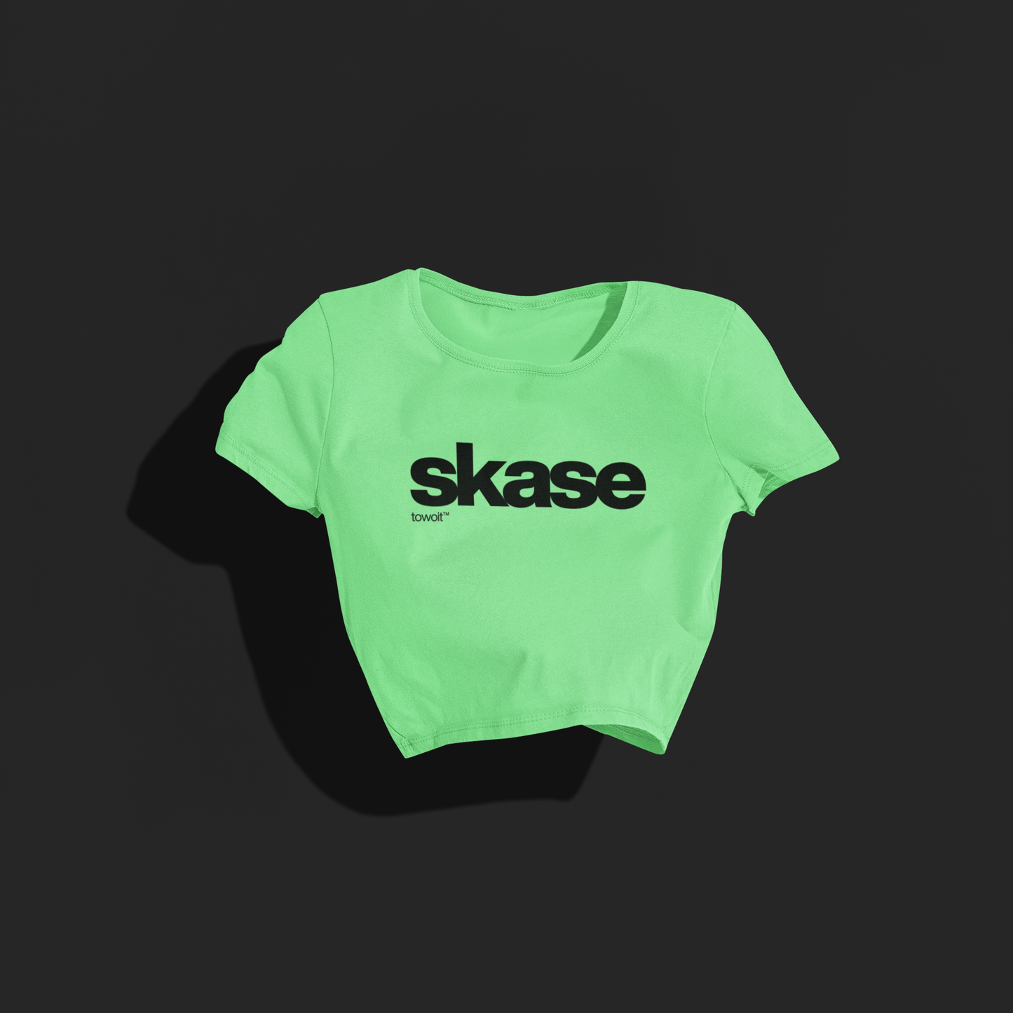 crop top - skase green