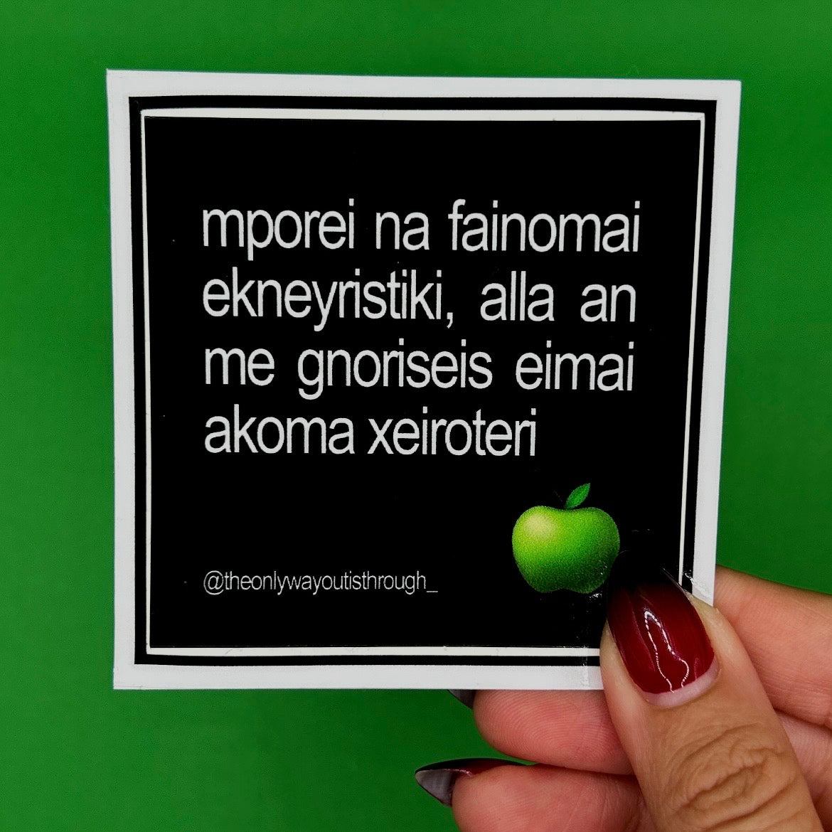 🍏boss bitch sticker pack🍏