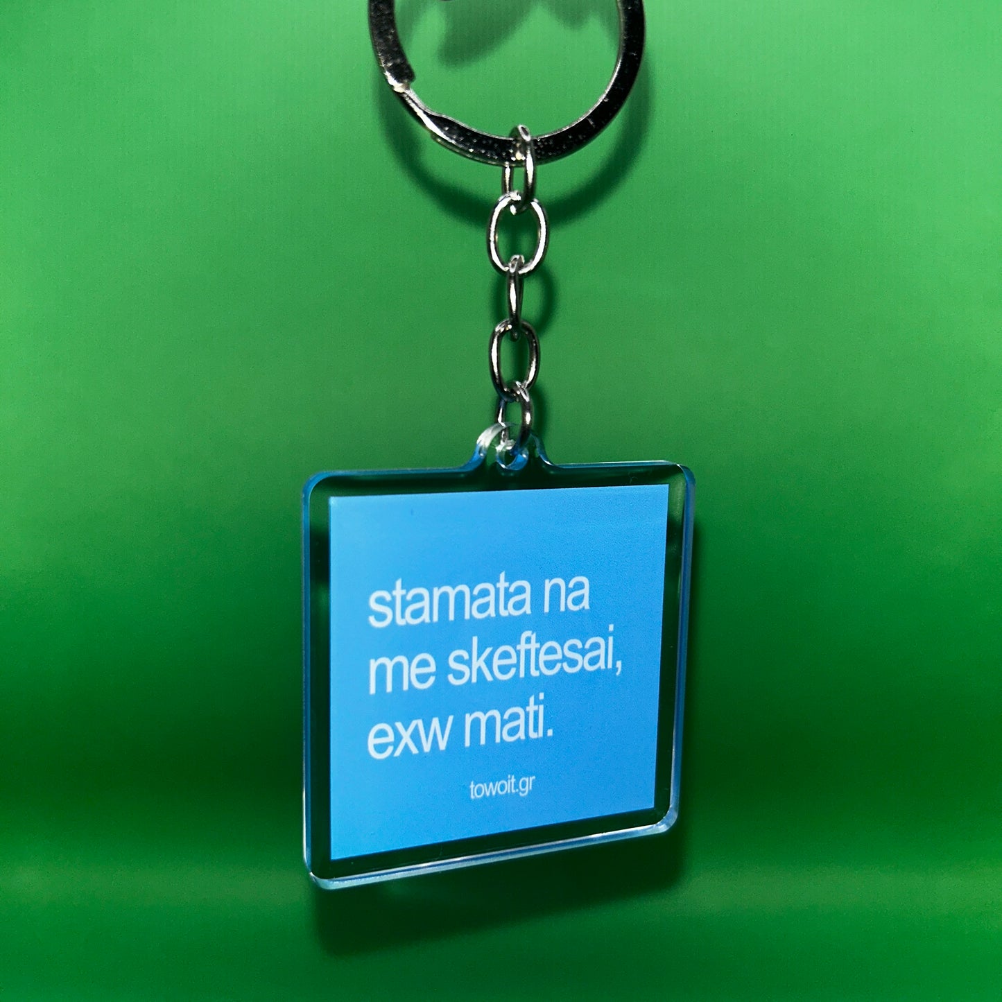 🧿towoit plexiglass keychain - mati🧿(large)