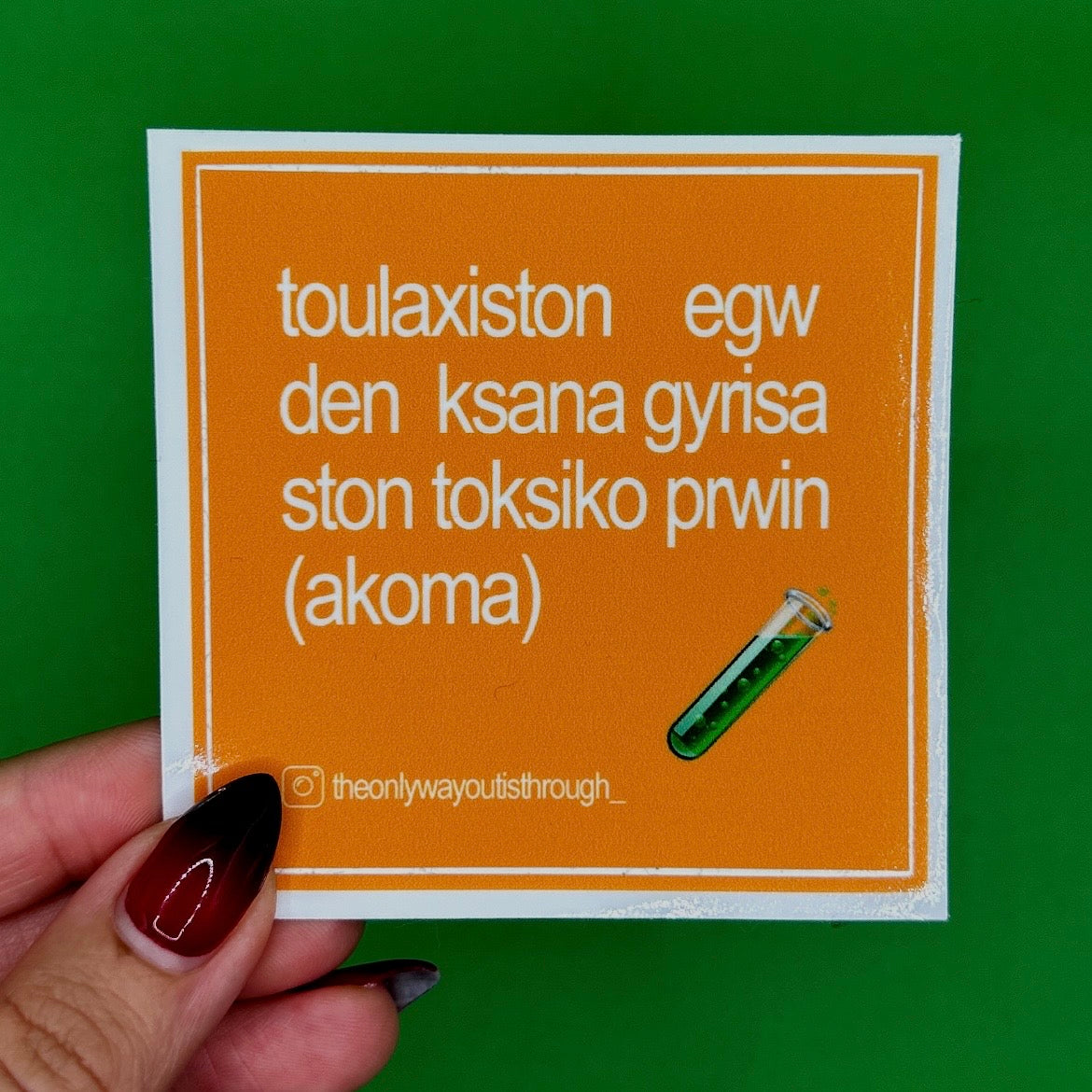 ☠️toxic ex sticker pack☠️