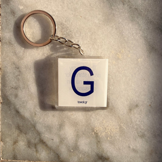 towoit plexiglass keychain - G