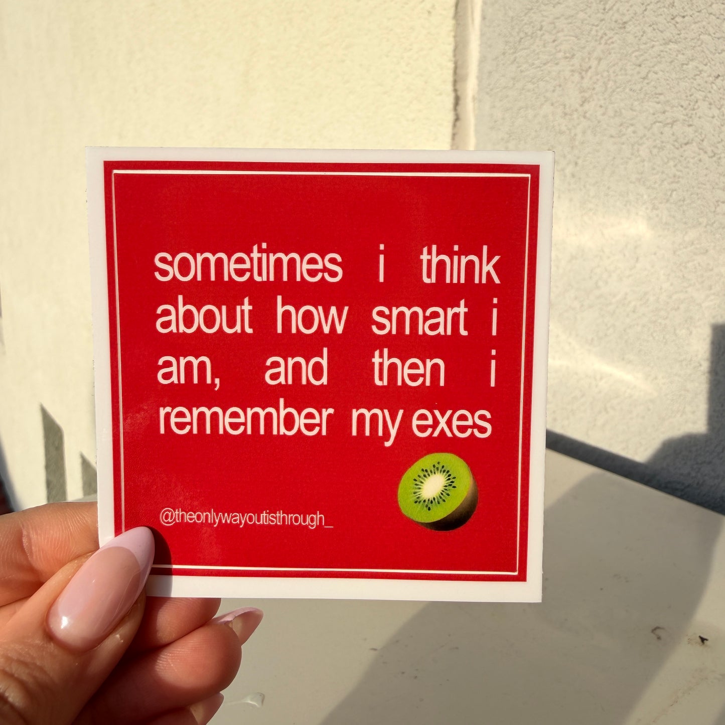 my exes (english) - 1 sticker