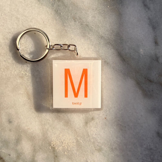 towoit plexiglass keychain - M