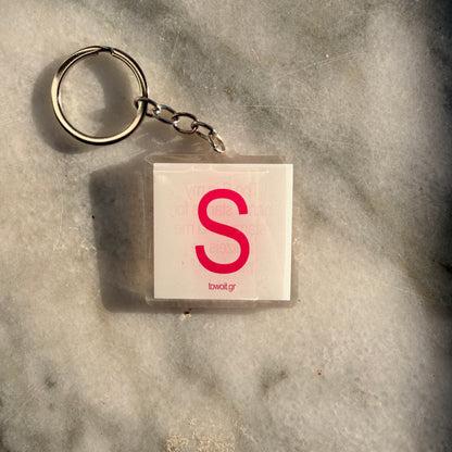 towoit plexiglass keychain - S