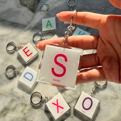 towoit plexiglass keychain - S