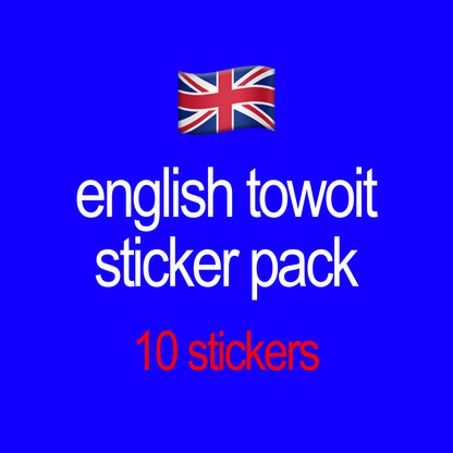 🇬🇧 ENGLISH STICKER PACK 🇬🇧