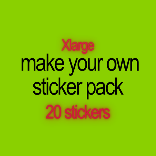 🎉make your own pack - 20 stickers🎉 XLARGE