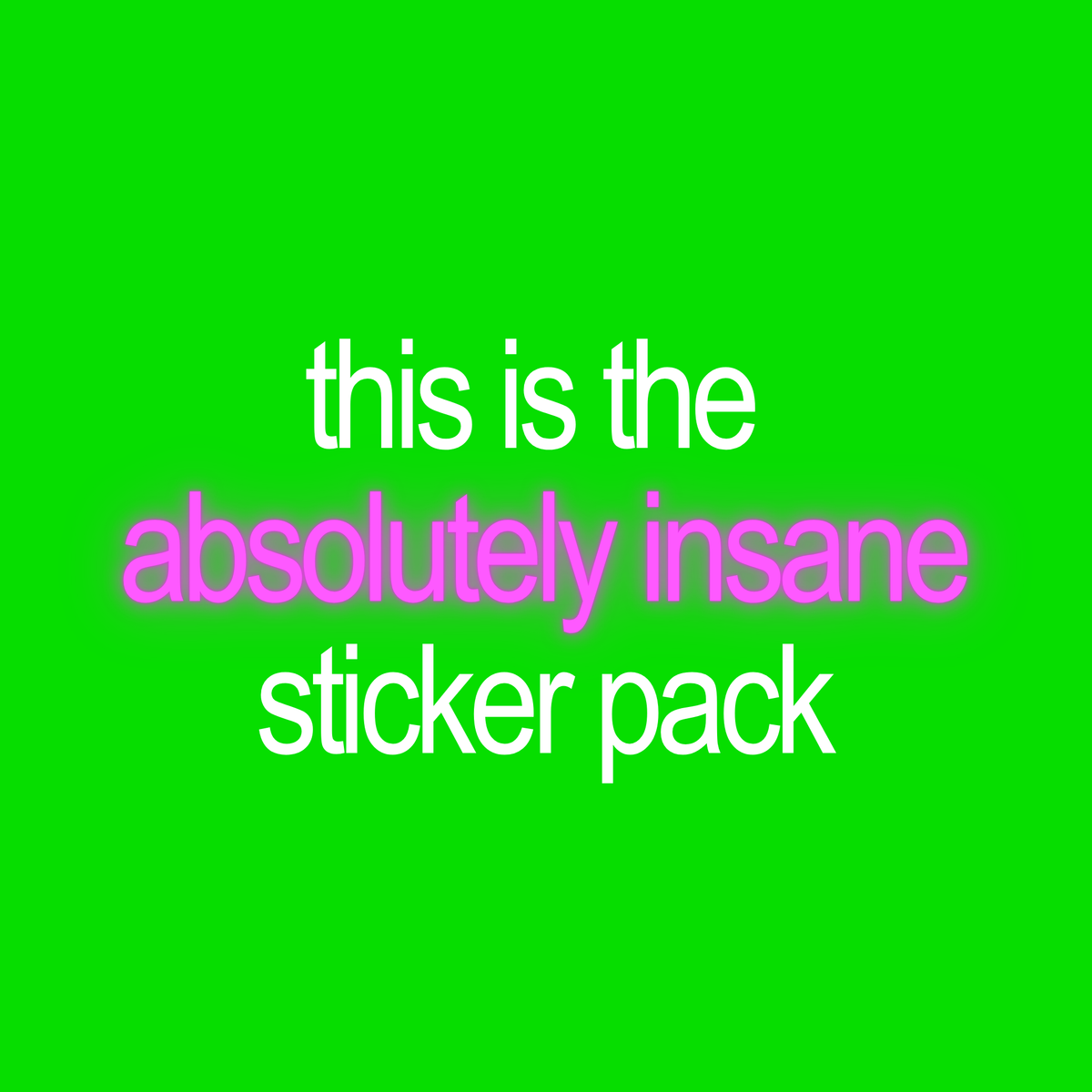 💜 ABSOLUTELY insane sticker pack 💜 – TOWOIT
