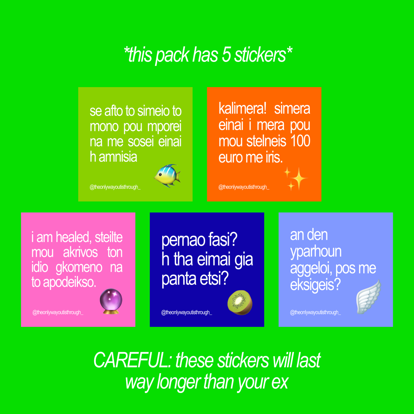 💜 ABSOLUTELY insane sticker pack 💜